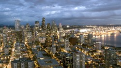 Seattle at Night from the Space Needle