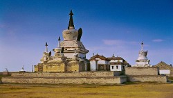Buddhist Stupa - Mongolia